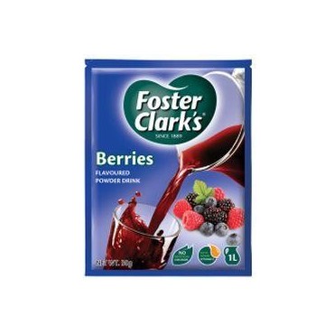Foster Clark's jus en poudre à l'arôme artificiel de baies sachet 30g