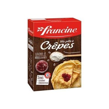 FRANCINE Ma pâte à crêpes sans colorant sans conservateur 380g