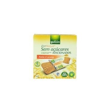Gullón biscuits aveia laranja 144g