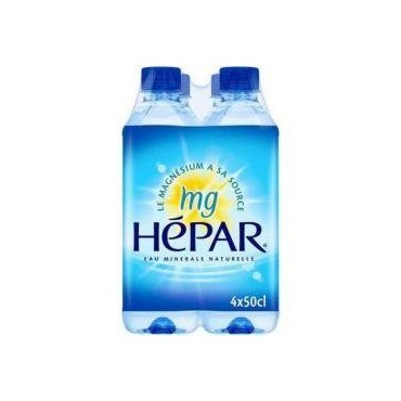 Hépar eau minérale naturelle 4x50cl