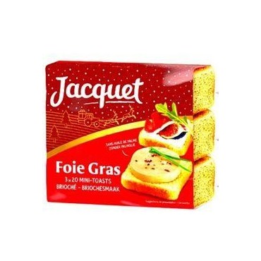 Jacquet Mini Toast Pour Foie Gras 255G