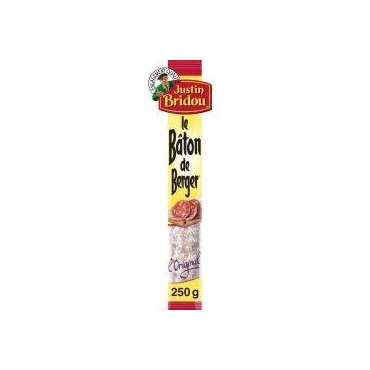 JUSTIN BRIDOU Bâton de berger saucisson sec 250g