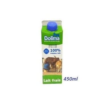 Lait frais demi-écrémé dolima 450ml