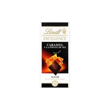 Lindt excellence Noir caramel a la pointe de sel 100g