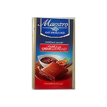 Maestro gourmand lait fourré cacao 100g