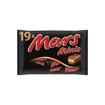 MARS Mini barres chocolatées au caramel 19 barres 366g