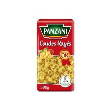 Panzani coudes rayés 500g