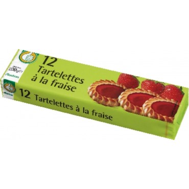 Pouce 12 tartelettes à la fraise 200g