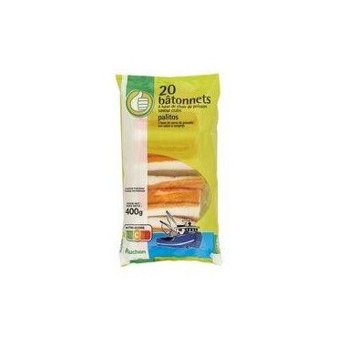 POUCE Bâtonnets de surimi 20 pièces 400g
