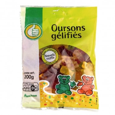 Pouce bonbon oursons gélifiés 200g