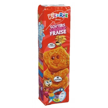 Rik & Rok biscuits fourrés fraise x16