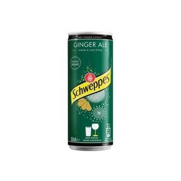 Schweppes gingembre boisson gazeuse canette 33 cl