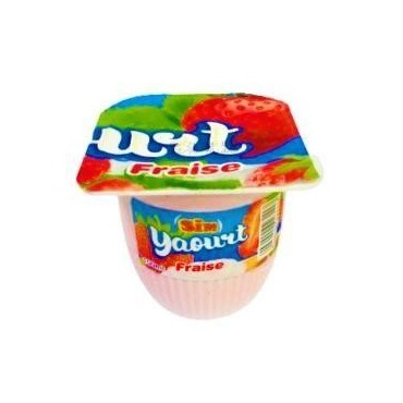 Sim yaourt goût fraise pot 100g
