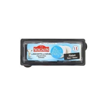 Soignon fromage au lait la bûchette de chèvre nature 125g