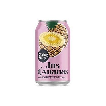Spring Valley 100% Jus d'Ananas 33CL