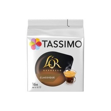TASSIMO Dosettes de café L'Or Espresso classique 16 dosettes 104g
