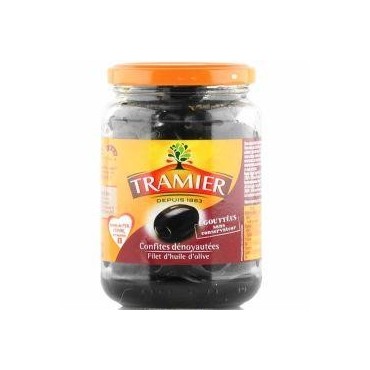 Tramier olives noires confites dénoyautées 150 g