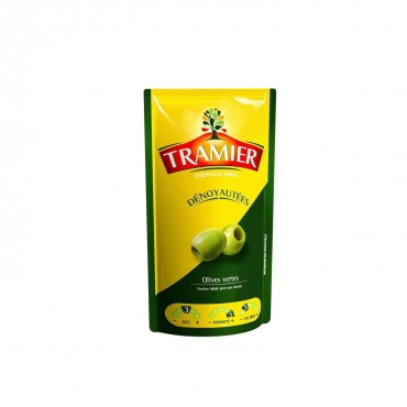 Tramier olives vertes dénoyautées 100g