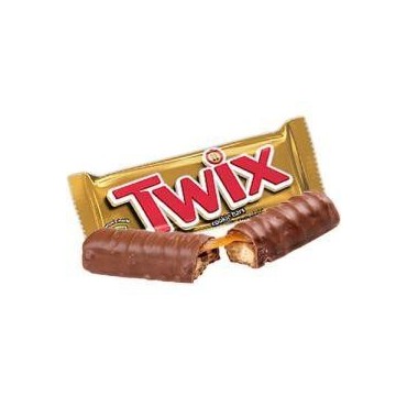 Twix caramel chocolat au lait 2 x 25 g