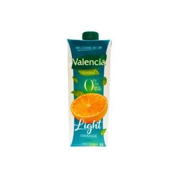 Valencia nectar au jus d'orange Light brique 1L
