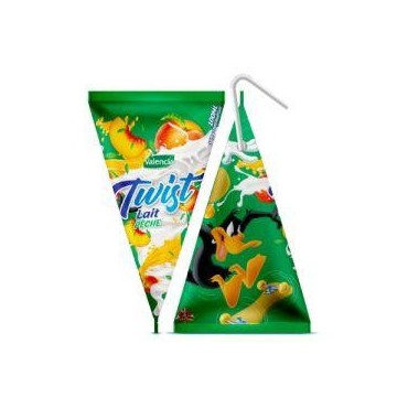 Valencia Twist boisson au lait à base de concentré de pêche 100ml