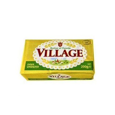 Village beurre doux pour tartine et cuisine 200g